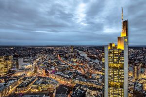 Frankfurt Aerial View Komerzbank photographer Christian Bill