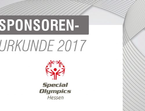 Wir sponsern die Special Olympics